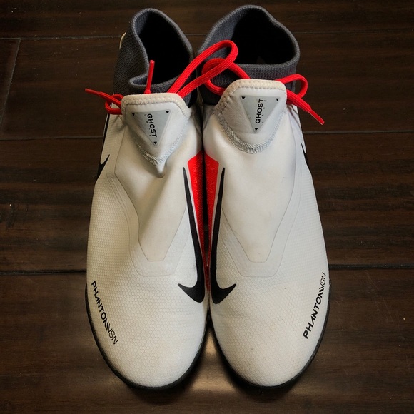 NIKE PHANTOM VSN PRO DF FG Soccer Cleats PURE PLATINUM AO3266-060 Sz 9.5 (EU43) - Picture 1 of 13